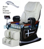 Forever Rest Premium Massage Chair *body scan*BUILT IN HEAT(TOP OF THE LINE) 10yr. Warranty (Creme Ivory)