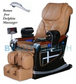 Forever Rest Premium Massage Chair BUILT IN HEAT* body scan*(TOP OF THE LINE) 10yr. Warranty (Beige Carmel)