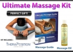 Home Massage Kit - includes Theraposition Portable Massage Table, Massage Oil and Ultimate Massage Guide Booklet