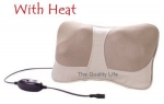 The Quality Life Kneading Massage Car Cushion Shiatsu Pillow, with Heat