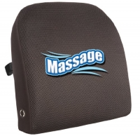 Advantus Memory Foam Massage Lumbar Cushion, 12.75 x 3.5 x 12.5 Inches, Black Mesh (60-2804MH05)