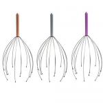Hand Held Scalp Head Massager - Set of Three ( Colors May Vary )