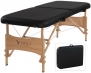 Sierra Comfort Basic Portable Massage Table, Black