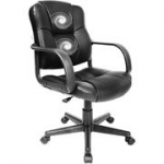Relaxzen 2-Motor Mid-Back Leather Office Massage Chair