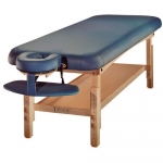 Master Massage Dearborn Stationary Massage Table, Blue, 30 Inch