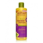 Alba Botanica Plumeria Hawaiian Shampoo Hair Wash, 12-Ounce Bottle (Pack of 2) (Packaging may vary)