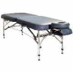 Theralite® Portable Massage Table Kit (24.6 Pounds)-BLACK