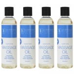 Master Massage Massage Oil, Unscented, 8 oz. Pack of 4