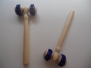(2-pack) Two Wheels Wooden Roller Cellulite Circulation Body Massager Tool for back, spine, arm and legs (FREE SHIPPING)