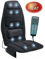 Relaxzen 10 Motor Memory Foam Lumbar Support Massage Cushion with Heat Brand New