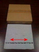 Chiropractic Headrest Papers with Face Slot in White Size: 12 x 12