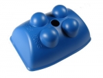 Neck King - Hands-free Trigger Point Self Massage Tool for the Neck and Back (Blue)