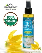 USDA Certified Organic Body & Bath Oil - Rich Floral Ylang Ylang, 5 Fl.oz. ★ Brand New ★ The Highest Quality Pure, Certified Organic and 100% Natural Daily Body Oil ★ Luxurious. Light and Easily absorbable after shower to Moisturize Skin or Use as a