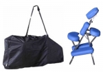 Portable Massage Chair Comfort 4 Thick Foam Light Weight BestMaassage brand . With Free Carrying Bag *Blue*
