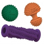 Due North Massage Rubz Pack Includes Massage Ball, Foot Roller, Full Body Massage Tool and Carrying Bag (Full Rubz Family)