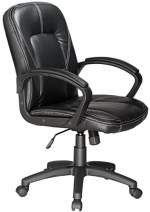 Comfort Products 60-6212 Relaxzen Mid-Back Chair with 3-Motor Massage, Black