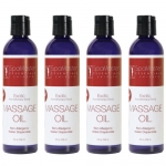 Master Massage Exotic Massage Oil, 8 oz. Pack of 4