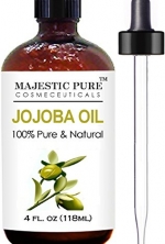 Majestic Pure Jojoba Oil for Hair and Skin, 4 fl. oz.