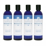 Master Massage Massage Oil 4-Pack, Unscented Blend 1 ea