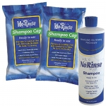 (Set) No Rinse Bathing Products - No Water Needed Shampoo And Hair Caps