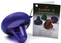 The Original Knobble II Massager - Deep Muscle Therapy Tool & Pressure Point Stimulator - Purple