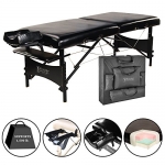 Master Massage 30 Galaxy Lx Portable Massage Table Package Black Color with Memory Foam