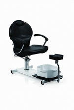 Eastmagic Pedicure Station Hydraulic Chair & Massage Foot Spa Beauty Salon Equipment (Black)