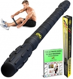 Muscle Roller Stick & FREE eBook for Leg Cramps Deep Tissue Massage & Physical Therapy - Calf Hip Thigh Legs Back Pain Relief - Easier than Foam Rollers - Myofascial Release & Trigger Point Massager