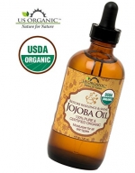 #1 Organic Jojoba Oil ★Certified Organic by USDA,100% Pure & Natural ★ Cold Pressed Virgin, Unrefined ★ Amber Glass Bottle with Glass Eye Dropper for Easy Application ★ US Organic ★ 4 oz(120 ml)