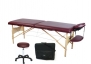 Ironman Colorado Massage Table with Carry Bag and Massage Stool (Burgundy)