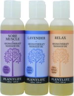 Plantlife Aromatherapy Massage Oil- 3 Pack