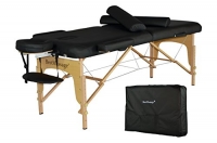 BestMassage Professional Series Portable Massage Table w/2 Half Bolster
