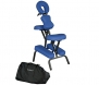 Blue 4 Portable Massage Chair Tattoo Spa Free Carry Case