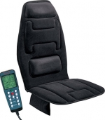 Comfort Products 60-2910 10-Motor Massage Seat Cushion with Heat, Black