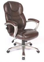 Comfort Products 60-5821 Granton Leather Executive Chair with Adjustable Lumbar Support