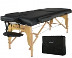 BestMassage Black 77 Long 28 Wide 3 Pad Professional Series Portable Massage Table, also has the same table in Blue, Cream, Pink, Purple and Burgundy you need buy from other list, this is for black only