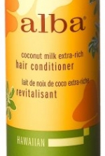Alba Botanica Coconut Milk Extra Rich Hair Conditioner, 12-Ounce Bottle (Pack of 2)