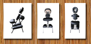 BestMassage premium  black 4 portable massage chair tattoo spa free carry case